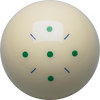 Aramith IPQT Q-Tru Training Ball - 2.25'' Instructional Products and Training Aids