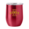 Iowa State Cyclones Travel Tumbler 16oz Stainless Steel Curved - Logo Brands