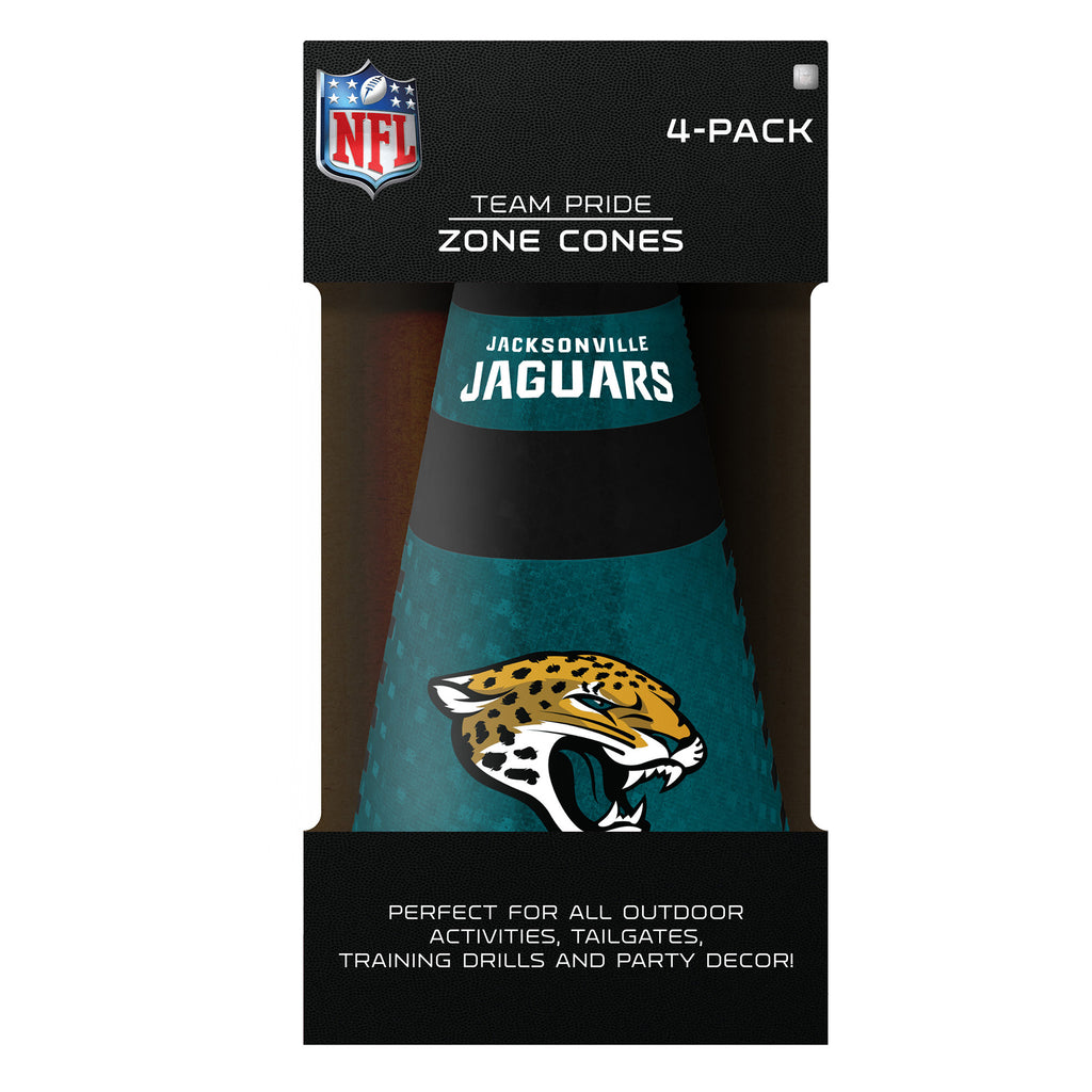 Jacksonville Jaguars Zone Cones 4 Pack - Sporticulture