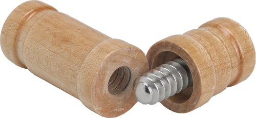 Action JPEX Exotic Wood Joint Protectors  - Birdseye Maple 5/16 x 18