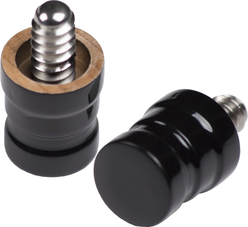 Action JPEXMALE Exotic Wood Joint Protector  - Black Stained Maple 5/16 x 18 Joint Protectors