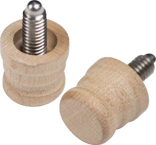 Action JPEXMALE Exotic Wood Joint Protector  - Birdseye Maple 5/16 x 14 Joint Protectors