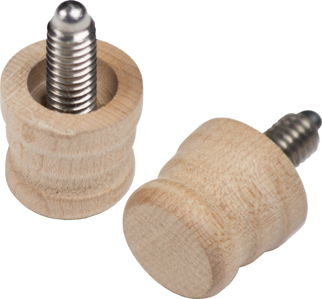 Action JPEXMALE Exotic Wood Joint Protector  - Birdseye Maple 3/8 x 10 Joint Protectors