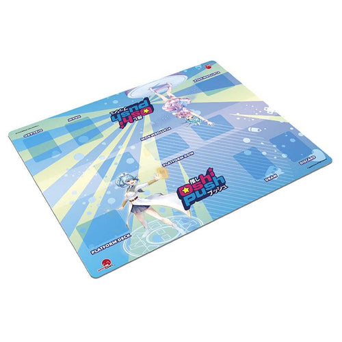 Japanime Games -  Oshi Push Tcg: Gen Two Hidden Links: Two-Player Oversized Neoprene (36 X 24 Inch) Setup Mat Pre-Order