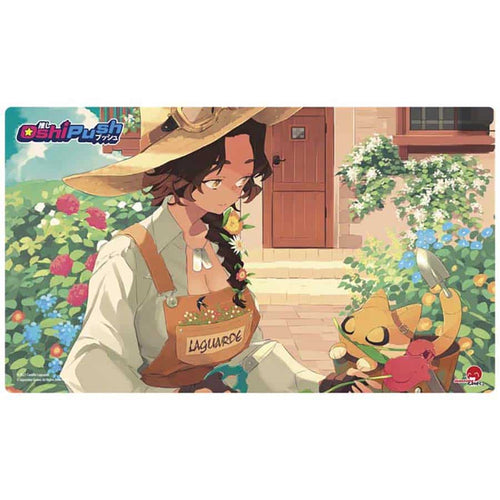 Japanime Games -  Oshi Push Tcg: Gen Two Hidden Links: Standard Size Neoprene (24 X 14 Inch) Playmat: Captain Camille Pre-Order