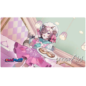 Japanime Games -  Oshi Push Tcg: Gen Three Phase Alias: Limited Edition Standard Size Neoprene Playmat: Komachi Panko Pre-Order