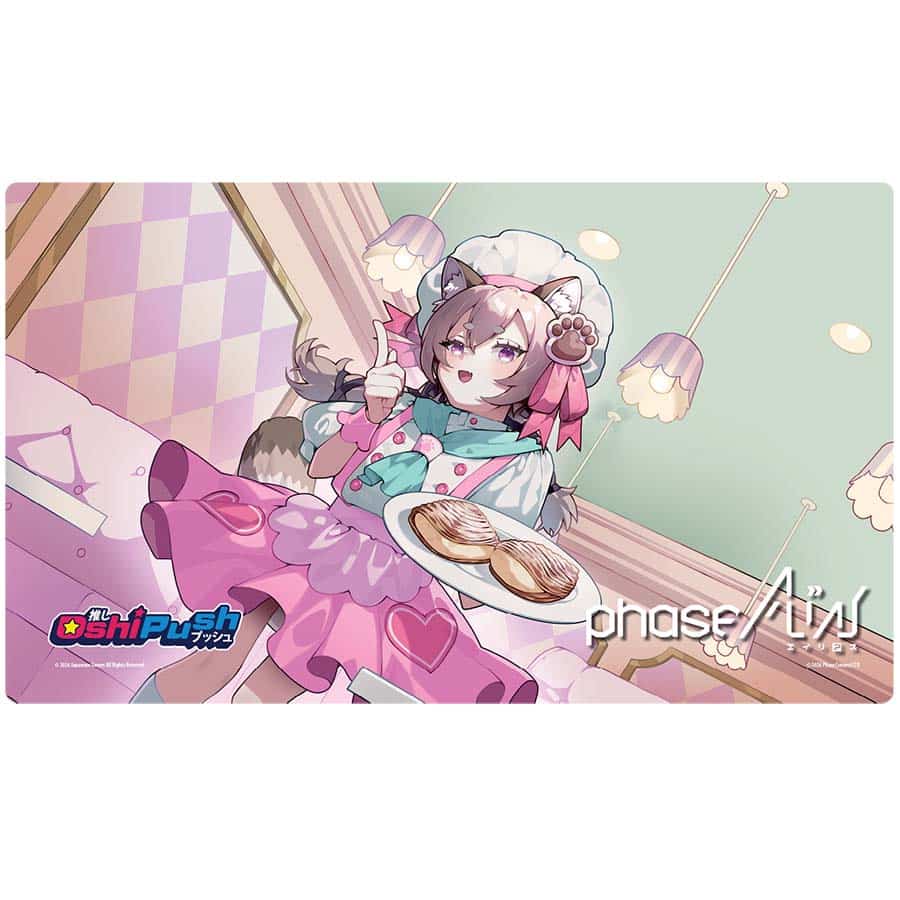 Japanime Games -  Oshi Push Tcg: Gen Three Phase Alias: Limited Edition Standard Size Neoprene Playmat: Komachi Panko Pre-Order