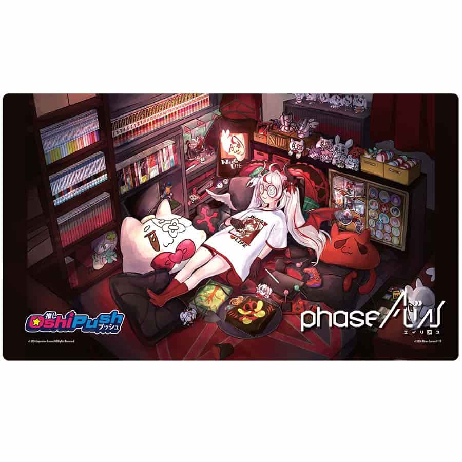 Japanime Games -  Oshi Push Tcg: Gen Three Phase Alias: Limited Edition Standard Size Neoprene Playmat: Remilia Nephys Pre-Order