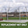 Jaypro Sports DCHS-35NET FieldPro Discus Cage Replacement Cage Net