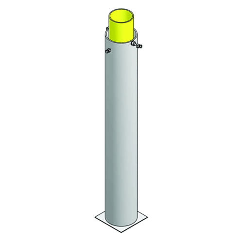 Jaypro Sports FPS-30C 30 ft. Foul Pole Ground Sleeve - BBCFP-30