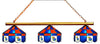 KANSAS 3-LIGHT EXECUTIVE GAME TABLE LIGHT - KAN-380EXGL