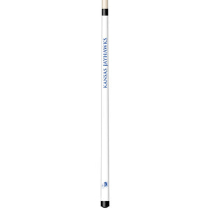 KANSAS ENGRAVED BILLIARD CUE WHITE / BLUE - KANBCE101-JR