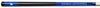KANSAS COLOR ENGRAVED BILLIARD CUE WHITE / BLUE - KANBCE931