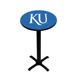KANSAS PEDESTAL PUB TABLE BLUE - KANPTB231