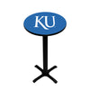 KANSAS PEDESTAL PUB TABLE BLUE - KANPTB231