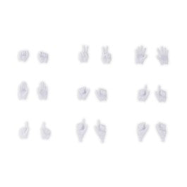 Kotobukiya - Megami Device: M.S.G 09 Hand Set Skin - Color White Model Kit Pre-Order