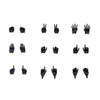 Kotobukiya - Megami Device: M.S.G 09 Hand Set Skin - Color Black Model Kit Pre-Order