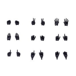 Kotobukiya - Megami Device: M.S.G 09 Hand Set Skin - Color Black Model Kit Pre-Order