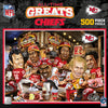 Kansas City Chiefs Puzzle 500 Piece All-Time Greats - Masterpieces Puzzle Company