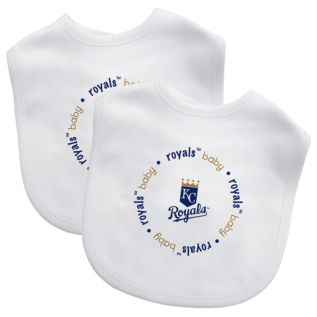 Kansas City Royals Baby Bib 2 Pack - Masterpieces Puzzle Company