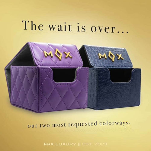 Kmc Sleeves/Tundra Investments -  Mox Deck Box - Kmc Sleeves: Mox 133+ Deck Box: Cobalt Blue