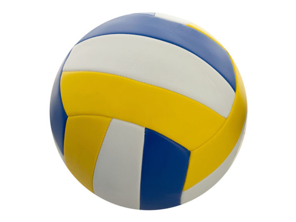 Kole Imports OT498-8 8.5 in. Yellow & Blue Volleyball, Size 5