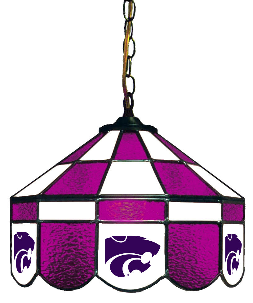 KANSAS STATE 14'' EXECUTIVE SWAG HANGING LAMP - KSU-140EXSWN