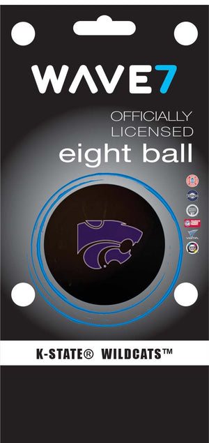 KANSAS STATE EIGHT BALL BLACK - KSUBBE100