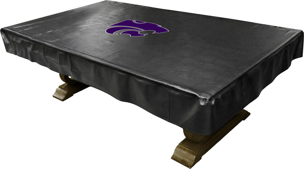 KANSAS STATE BILLIARD TABLE COVER BLACK - KSUBTC100ST-7