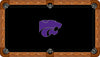 KANSAS STATE BILLIARD TABLE FELT - RECREATIONAL BLACK - KSUBTF114-8R