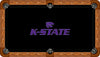 KANSAS STATE BILLIARD TABLE FELT - RECREATIONAL BLACK - KSUBTF314-8R