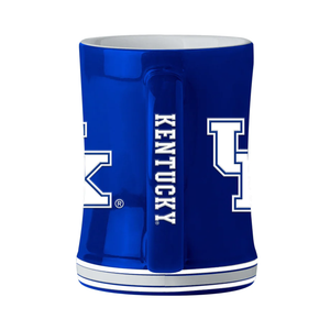 Kentucky Wildcats Coffee Mug 14oz Sculpted Relief Team Color - Logo Brands