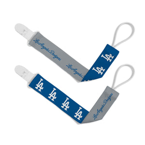 Los Angeles Dodgers Pacifier Clips 2 Pack - Masterpieces Puzzle Company