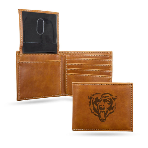Chicago Bears Wallet Billfold Laser Engraved - Rico Industries