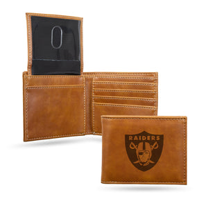 Las Vegas Raiders Wallet Billfold Laser Engraved - Rico Industries