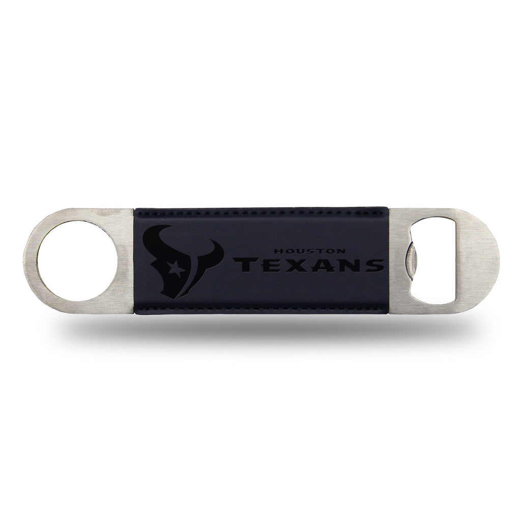 Houston Texans Bar Blade Bottle Opener Laser Engraved - Rico Industries