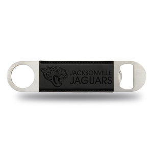 Jacksonville Jaguars Bar Blade Bottle Opener Laser Engraved - Rico Industries