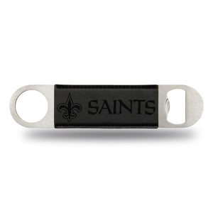 New Orleans Saints Bar Blade Bottle Opener Laser Engraved - Rico Industries