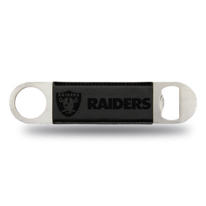 Las Vegas Raiders Bar Blade Bottle Opener Laser Engraved - Rico Industries