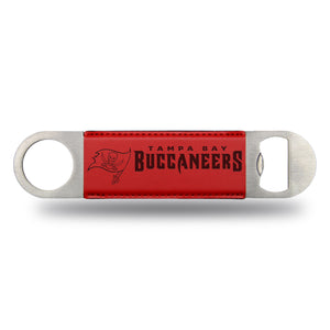 Tampa Bay Buccaneers Bar Blade Bottle Opener Laser Engraved - Rico Industries