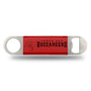 Tampa Bay Buccaneers Bar Blade Bottle Opener Laser Engraved - Rico Industries