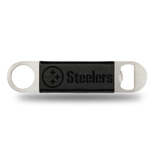 Pittsburgh Steelers Bar Blade Bottle Opener Laser Engraved - Rico Industries