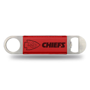 Kansas City Chiefs Bar Blade Bottle Opener Laser Engraved - Rico Industries