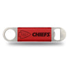 Kansas City Chiefs Bar Blade Bottle Opener Laser Engraved - Rico Industries