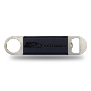 Seattle Seahawks Bar Blade Bottle Opener Laser Engraved - Rico Industries