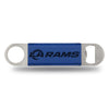 Los Angeles Rams Bar Blade Bottle Opener Laser Engraved - Rico Industries