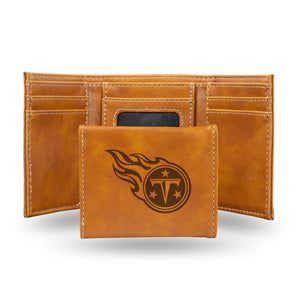 Tennessee Titans Wallet Trifold Laser Engraved - Rico Industries