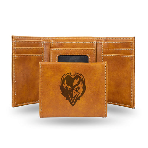 Baltimore Ravens Wallet Trifold Laser Engraved - Rico Industries