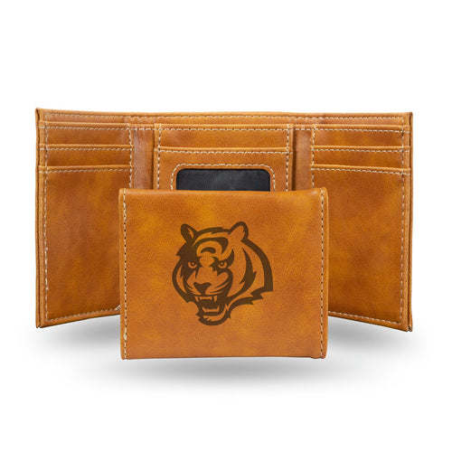 Cincinnati Bengals Wallet Trifold Laser Engraved - Rico Industries