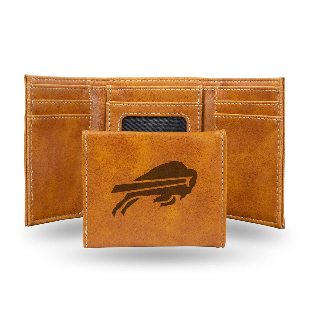 Buffalo Bills Wallet Trifold Laser Engraved - Rico Industries